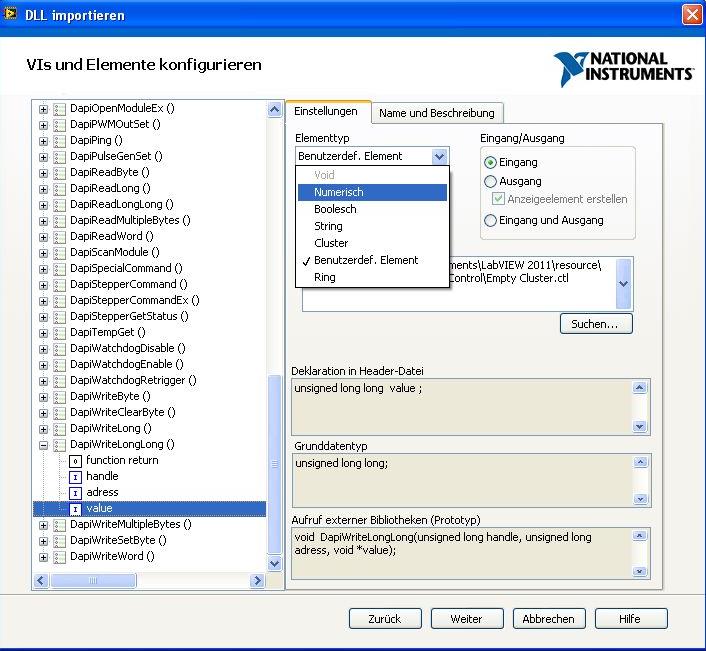 sw_install_labview_snap_delib_einbinden_elementtyp