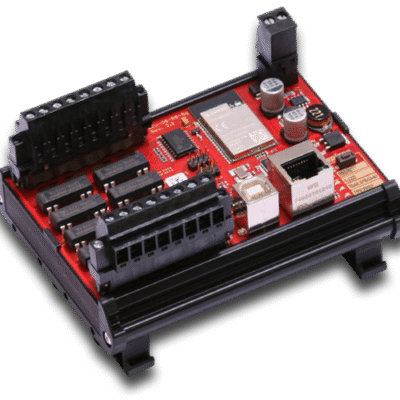WEU-RELAIS-8 * WEB relay module with 8 digital outputs for switching via IP, browser or TCP/IP