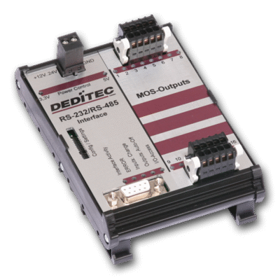 RO-SER 16/32/64 * digitale 24V PWM-Ausgänge über RS-232/RS-485 - Interface schalten
