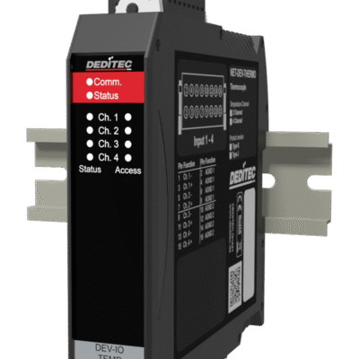NET-DEV module with 4 type K thermocouple inputs