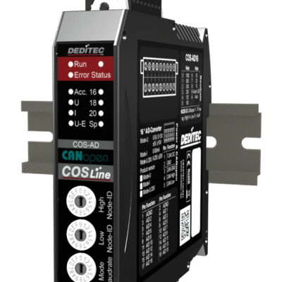 CANopen module with 16 analog inputs