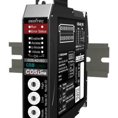 CANopen module with 2 analog inputs