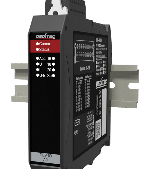 DEDITEC presents the next generation of A/D converter modules with galvanic channel isolation