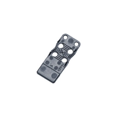 Strain relief plate for 10-pin Wago connectors