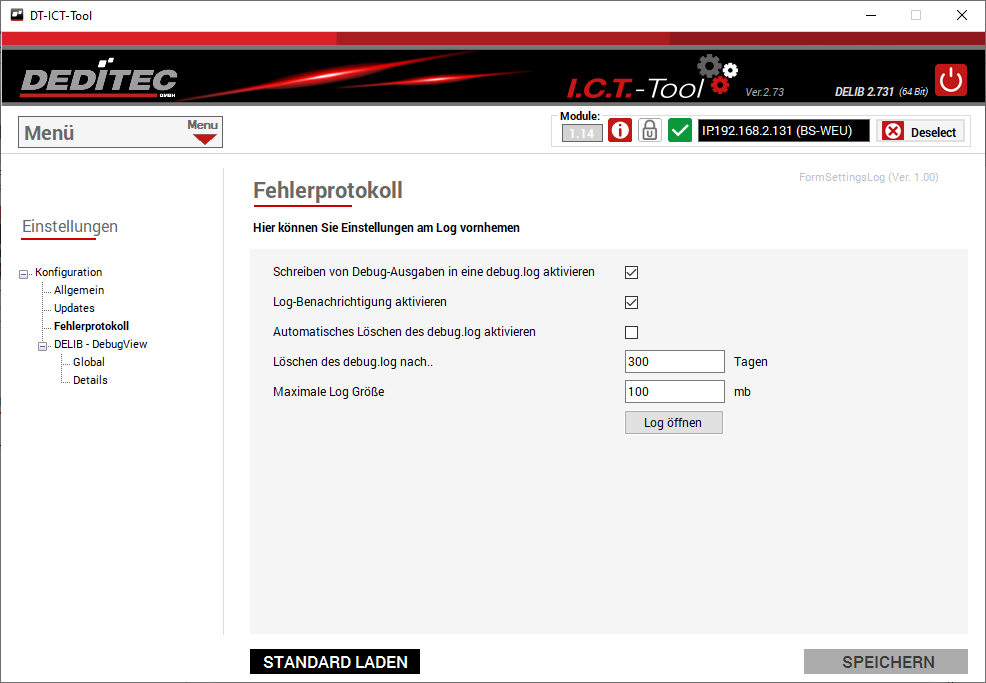 FormSettingsLog