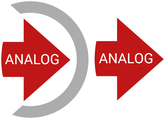Icon Analog In Out